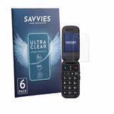 Savvies Protection d'écran pour Panasonic KX-TU446 - Film protecteur transparent 6 Pièces