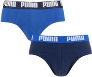 Puma Heren slips 2-pak- Everyday Brief - L - Blauw.