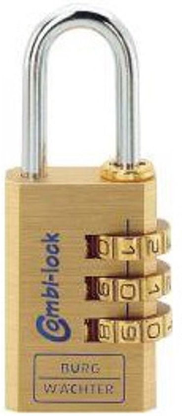 Burg Messing hangslot Combi Lock 80/30 mm