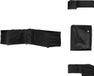 vidaXL Tuinmeubelhoes - Zwart - L-vormig - 210x260x80 cm