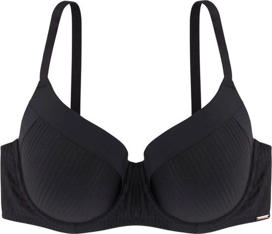 Dorina Carmen T-shirt BH - Beugelbh - Zwart - 70G