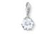 Thomas Sabo Bedelhanger voor dames, geboortesteen Charm Club 925 sterling zilver 1257-197-14