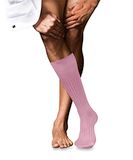 FALKE No. 13 Finest Piuma Cotton Kniekousen Heren Roze - Maat 39-40