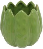 Countryfield Bloempot Nevin aardewerk L12B12H13CM groen