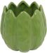 Countryfield Bloempot Nevin aardewerk L12B12H13CM groen