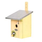 Esschert Design koolmees nestkast - Vogelhuisje - Grijs - 1 st