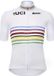 Santini Uci Official World Champion Master Maillot Manches Courtes Blanc L Femme