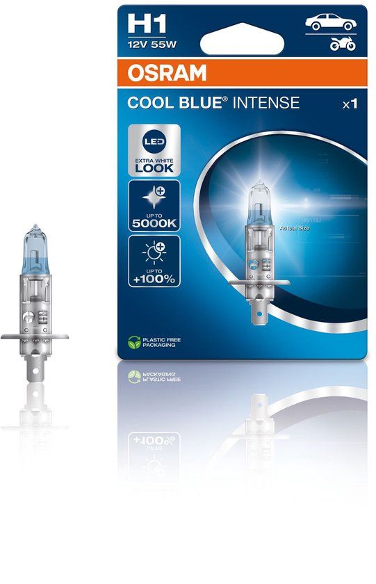 Osram Cool Blue Intense Autolamp H1 12V 55W