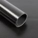 FLOORDIREKT Rubber loper - Rubbermat - Dots - Zwart - 120 x 500 cm