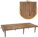 Rustiq Inklapbare Campingtafel - 70x150x35cm - 6 Personen - Dennenhout - Walnoot