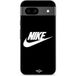 Maniacase Google Pixel 8a hoesje nike logo wit voorkant zwart
