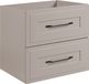 Meuble sous lavabo, design classique, finition cachemire, largeur 60 cm