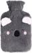 Home & Styling Warmwaterkruik Animals - koala - 1.75 Liter - pluche diertje - met hoes - kruik voor in bed en bank