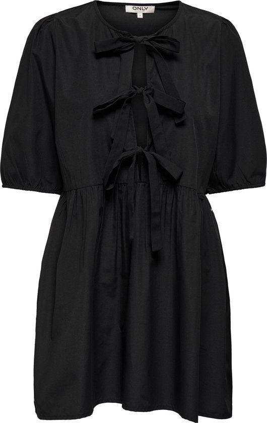 ONLY - ONLCLARA TESSA SS 2-WAY DRESS NOOS WVN - Dames - Mini jurken - Zwart - Maat S