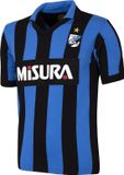 Copa Inter Milan 1986 Retro Voetbalshirt Heren Blauw Zwart S