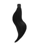 Rapunzel of Sweden Queue de cheval lisse / À clip / Volume moyen 1.0 Noir 50 cm Extensions de cheveux