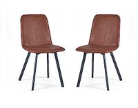 Julian Bowen Goya set van 2 stoelen antiekbruin