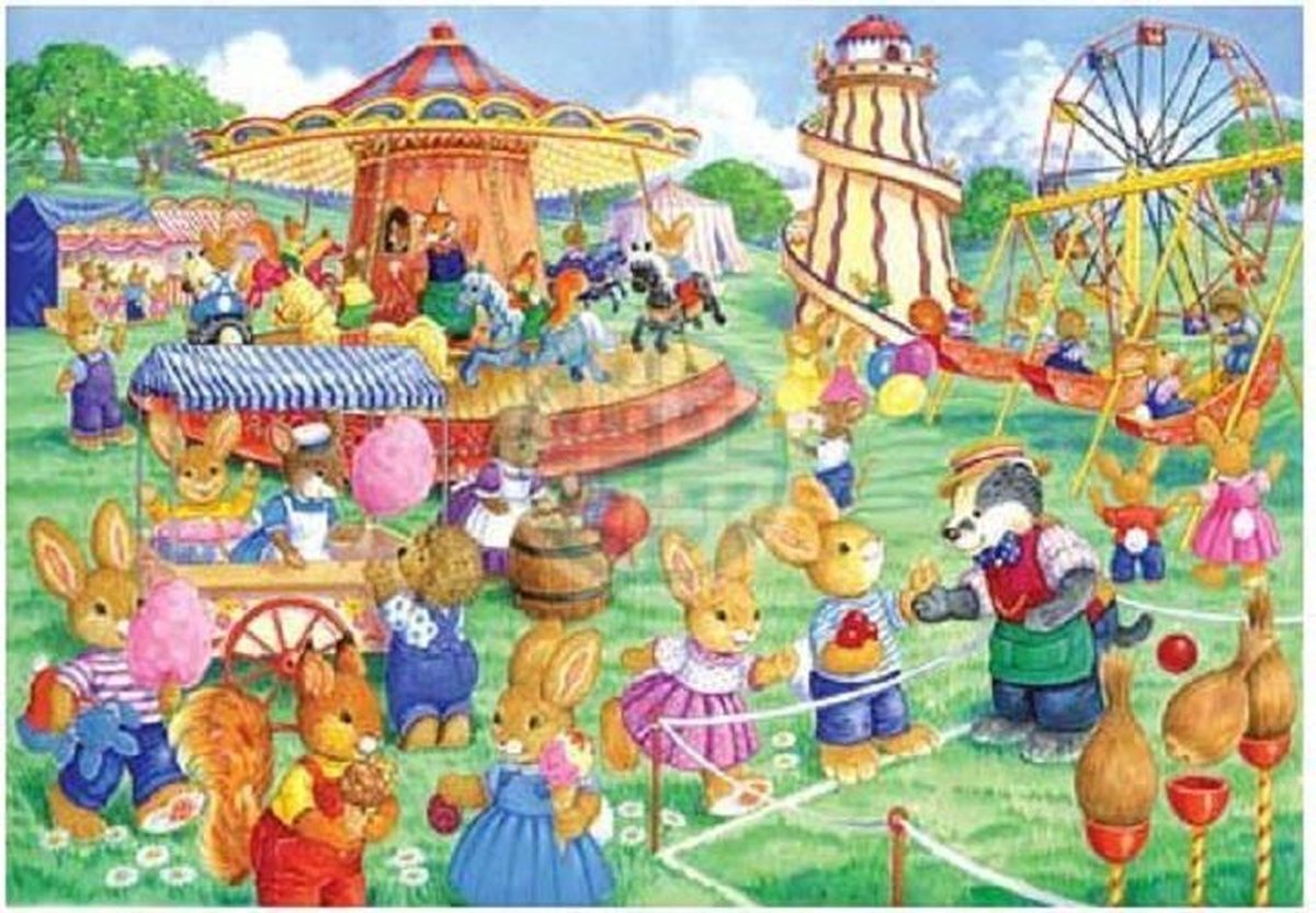 House Of Puzzles Legpuzzel - 80 grote stukjes - Funfair Games - The