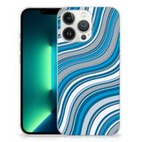 B2Ctelecom iPhone 13 Pro Max | Flexibel TPU bumper | Waves Blue