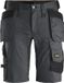 Snickers Korte Broek AllroundWork Stretch Holsterzakken 6141 - Mannen - Grijs/Zwart - 54