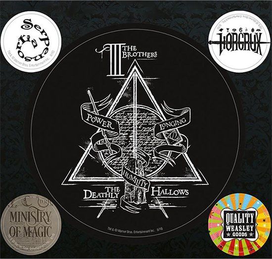 Merkloos HARRY POTTER (SYMBOLS) STICKERS