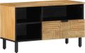 Bol Meuble TV 80x33x46 cm manguier massif marron
