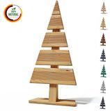 Floranica Houten Kerstboom Natuurlijk Hout Den 60x27 cm