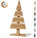 Floranica Houten Kerstboom Natuurlijk Hout Den 60x27 cm