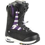 Nitro Dames Snowboards Bianca TLS '21 Premium All Mountain Freeride Freestyle Boot Snowboardboot, zwart-paars