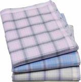 Swan Textiel 12 Stuks Dames Zakdoeken Check Stoffen Katoenen Zakdoeken Blauw