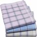 Swan Textiel 12 Stuks Dames Zakdoeken Check Stoffen Katoenen Zakdoeken Blauw