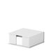 Rössler 1312452090 memoblokdispenser Vierkant Karton Wit
