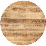 vidaXL Tafelblad rond 60 cm massief mangohout