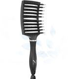 Moonie's Anti Klit Haarborstel - Curved - Zwart