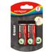 Keyroad Technisch rubberen gum, 2 stuks gummen voor kinderen, blister, zwart
