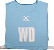 Gilbert Netball Monochrome Netball Bibs - Large - Sky