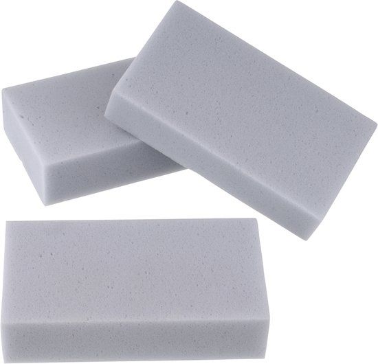 Con:P Wonderspons - Grijs - Melamine - 12.2x6.5x3 cm - 3 Stuks