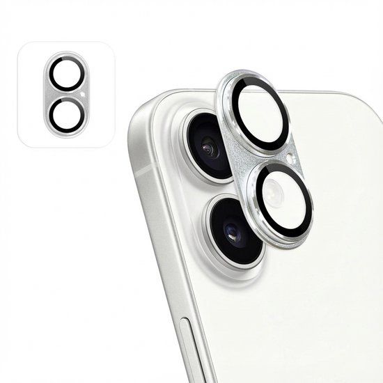 imoshion Camera Lens Protector - Geschikt voor Apple iPhone 17 - 2 Pack - Silver