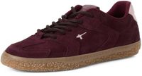Tamaris - Dames - Veterschoenen - Rood - Leer - Maat 36