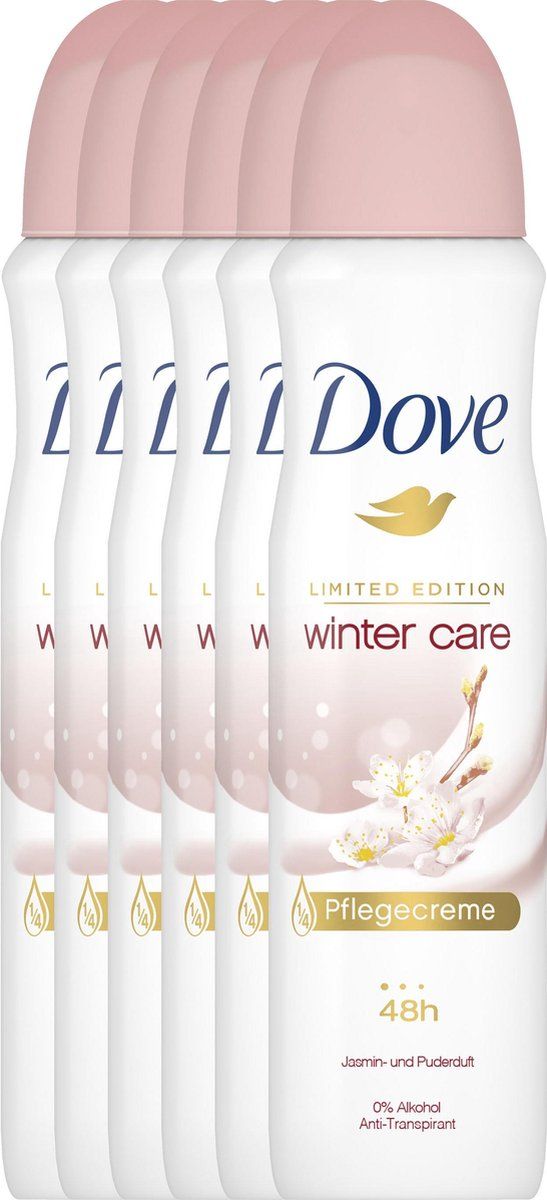 Dove Women Wintercare - Deodorant - 6 stuks - Voordeelverpakking