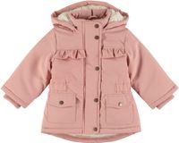 Dirkje Meisjes Parka Jas - Misty rose