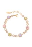 NAEMI Armband goudkleurig met kristal