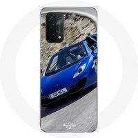 Maniacase Etui voor Oppo A74 5G Formule 1 McLaren Auto Blauw