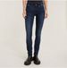 G-Star Midge Slim Straight Wmn Dames Jeans W25 x L32 Katoen Denim Stone Wash