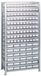 Promat/Tecwerk Stellingkast | H2000xB1000xD400 mm | basistelling | 16 stalen legplanken | 90 x 3, 30 x 4 transparant - 9000449870