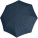 Knirps T.205 Duomatic Dot Art Navy bleu foncé parapluie tempête