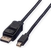 VALUE DisplayPort kabel, DP M - Mini DP M, zwart, 1 m