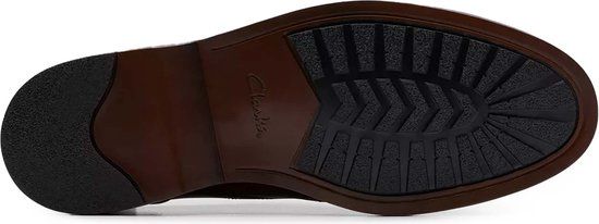 Clarks Aldwin Limit Midtan Lea Heren Schoenen Maat 40 Bruin