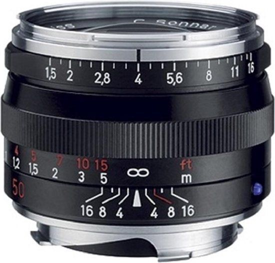 Zeiss C Sonnar T* 1.5/50 ZM - Zwart
