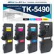 Kyocera Cartouche de toner Noir/Cyan/Magenta/Jaune - Compatible avec Kyocera TK-5490 - 2800/2400 Pages